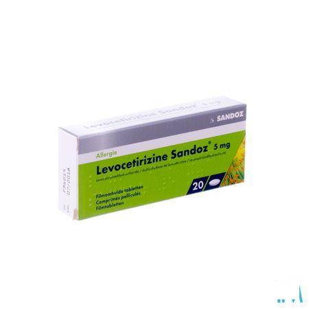 Levocetirizine Sandoz 5 mg Tabletten Enrob. 20 X 5 mg 