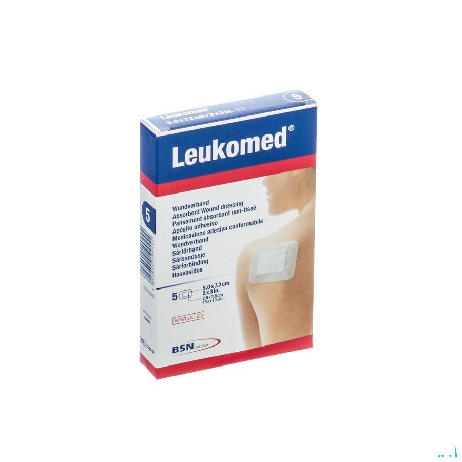 Leukomed Verband Steriel 7,2cmx 5cm 5 7238007 