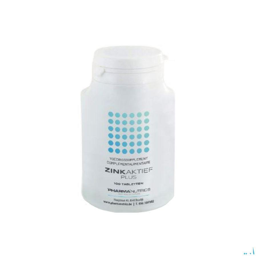 Zink Actief Plus Comp 100 Pharmanutrics  -  Pharmanutrics