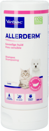 Allerderm Sensitive Skin Shampoo Hond+Kat 250 ml