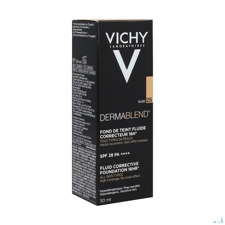 Vichy Fdt Dermablend Fluide 25 Nude 30 ml