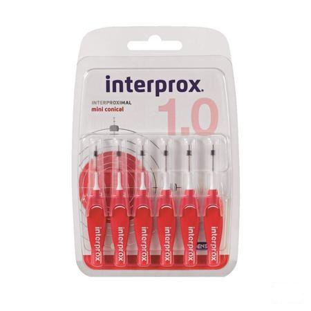 Interprox Mini Conical Rouge 2-4mm 31195  -  Dentaid