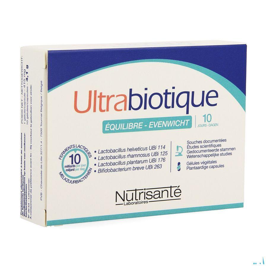 Ultrabiotique Equilibre 10j Capsule 10  -  Nutrisante