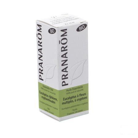 Eucalytus Cryptone Bio Essentiele Olie 10 ml  -  Pranarom