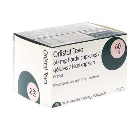 Orlistat Teva Harde Capsule 120 X 60 mg 