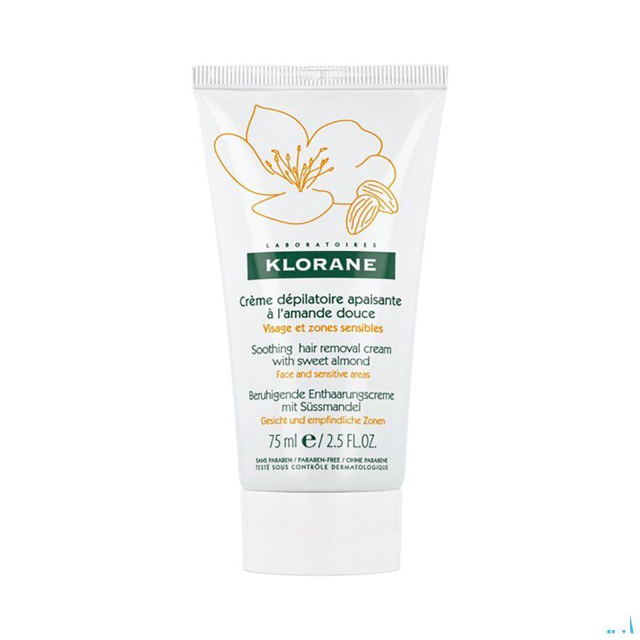 Klorane Ontharingscreme Gelaat-gev Zones Tube 75 ml