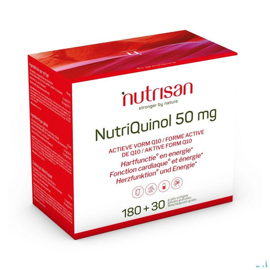 Nutriquinol 50 mg 180 + 30 Softgels   -  Nutrisan