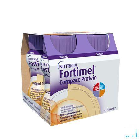 Fortimel Compact Protein Tropic.gemb.pittig4x125 ml  -  Nutricia