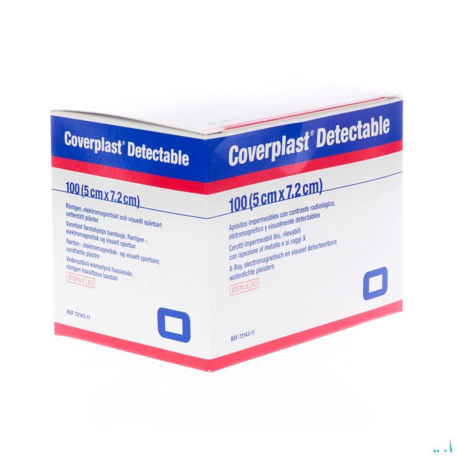 Coverplast DetecComprimese Pansement Urgence 5,0x7,2cm 100