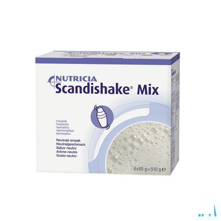 Scandishake Mix Neutraal Zakje 6x85 gr  -  Nutricia