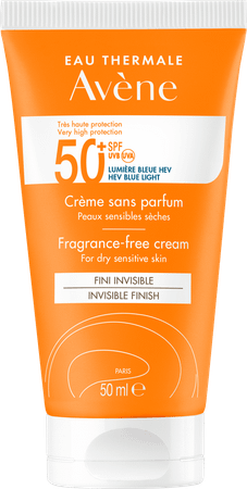 Avene Zon Ip50 + Creme Zonder Parfum 50 ml  -  Avene