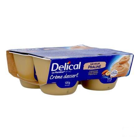 Delical Creme Dessert La Floridine Praline 4X125 g  -  Bs Nutrition