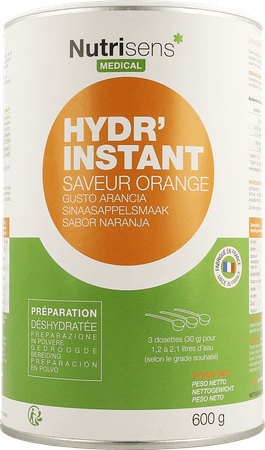 Hydr'instant Sinaasappel 600 gr  -  Nutrisens Medical