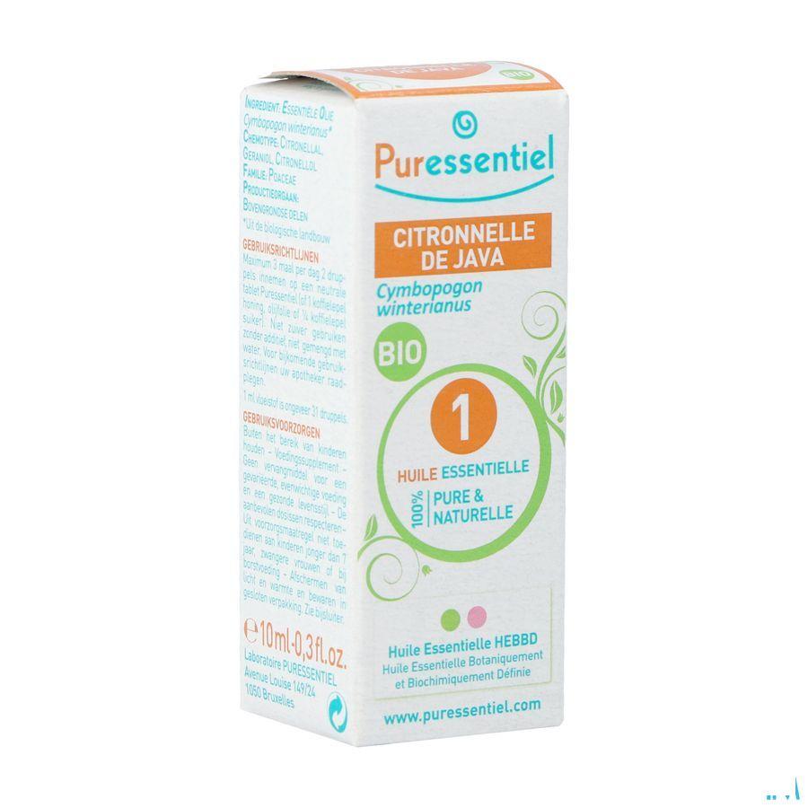 Puressentiel Eo Citronel Jav Bio Exp. Ess Ol. 10 ml  -  Puressentiel