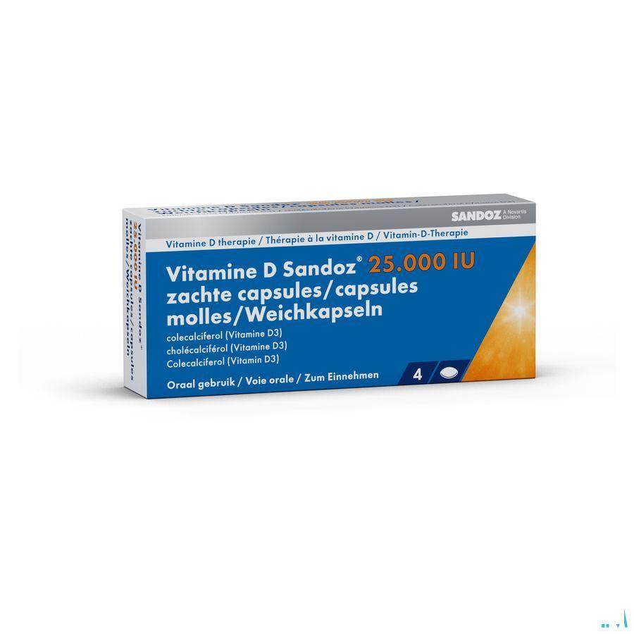 Vitamine D Sandoz 25000Iu Caps Molle 4
