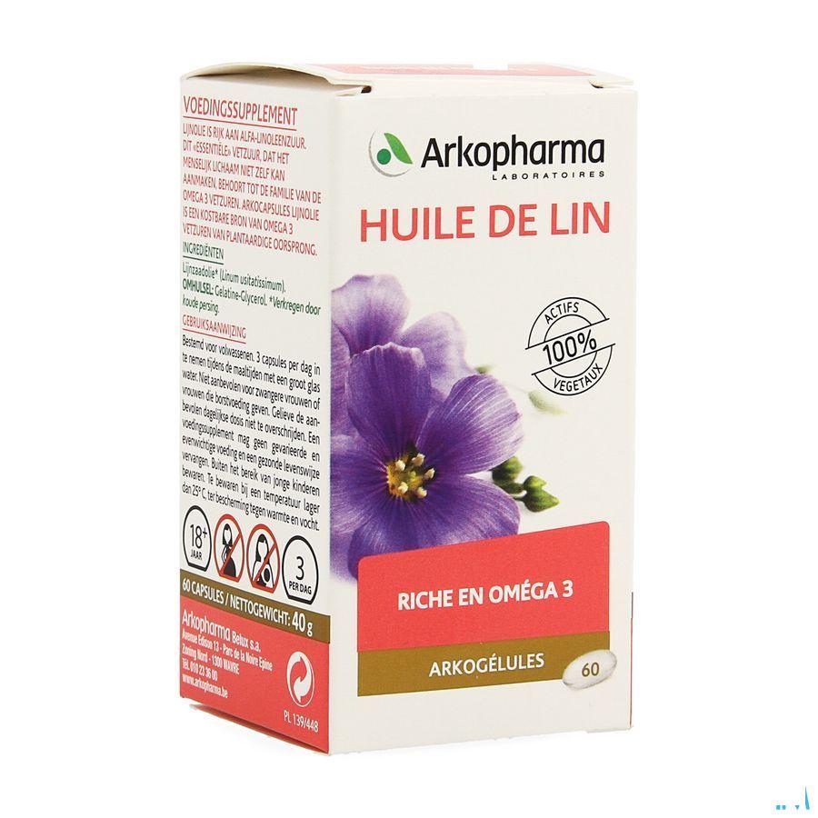 Arkocaps Lijnzaadolie 60  -  Arkopharma