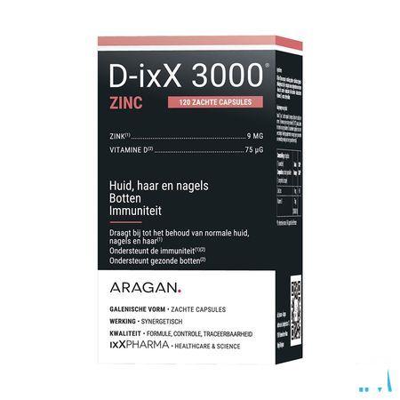 D-Ixx 3000 Zinc Softcaps 120  -  Ixx Pharma