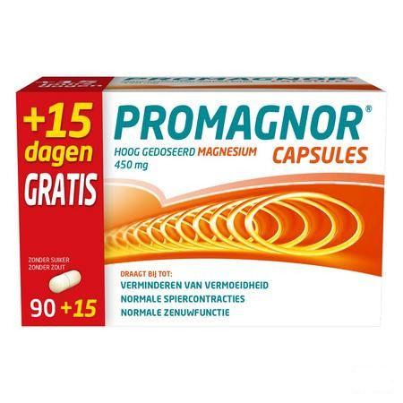 Promagnor 450 mg Capsule 90 + 15 Gratuit