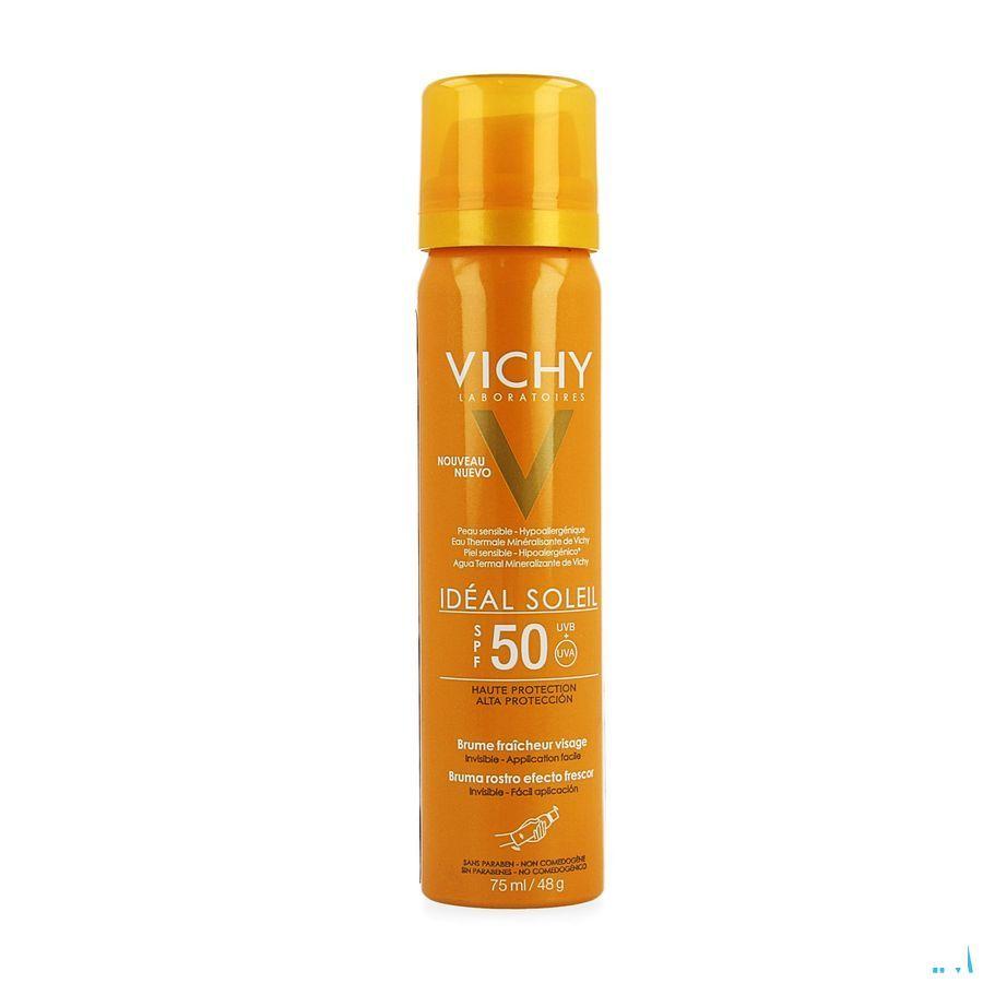 Vichy Ideal Soleil Frisse Gezichtsmist Ip50 75 ml  -  Vichy