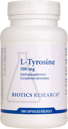 Biotics L-Tyrosine 500mg 100 capsules  -  Energetica Natura