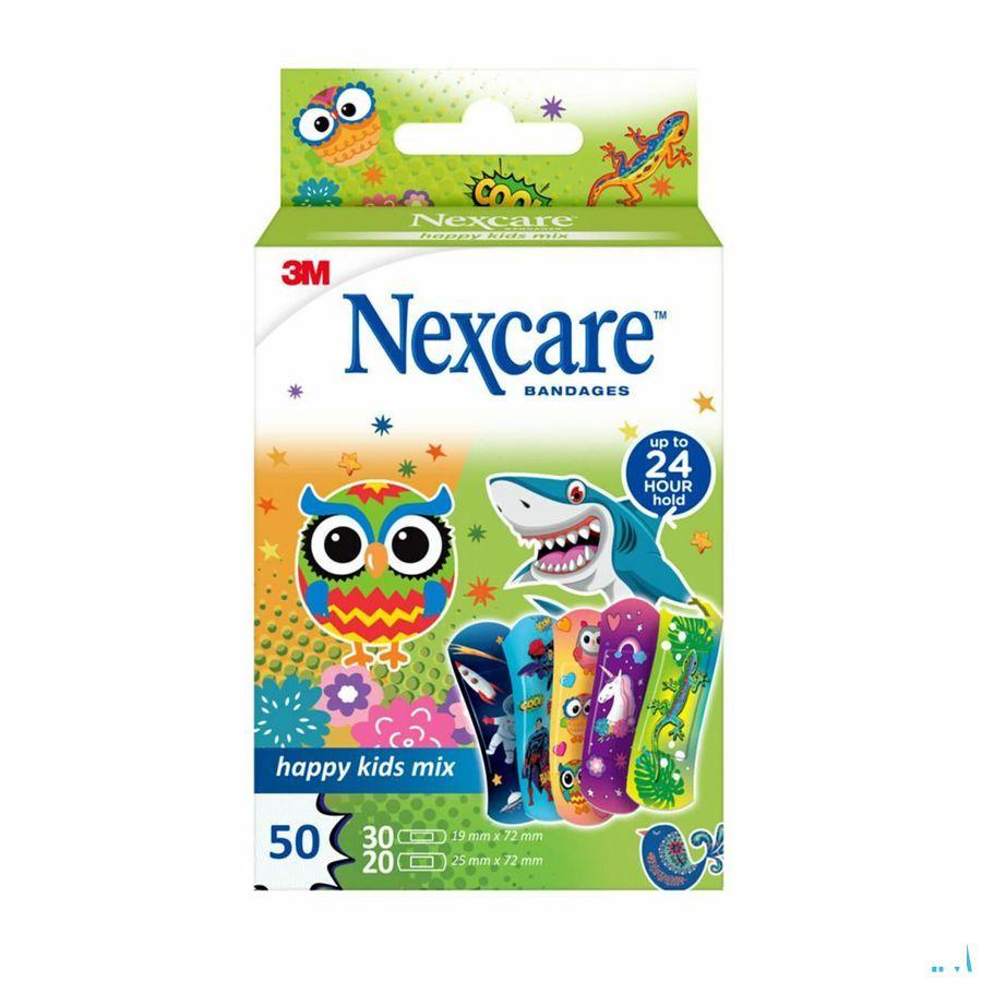 Nexcare 3M Happy Kids Mix Pansement 50 N3-50-2P
