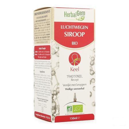 Herbalgem Verkoudheidssiroop 150 ml  -  Herbalgem