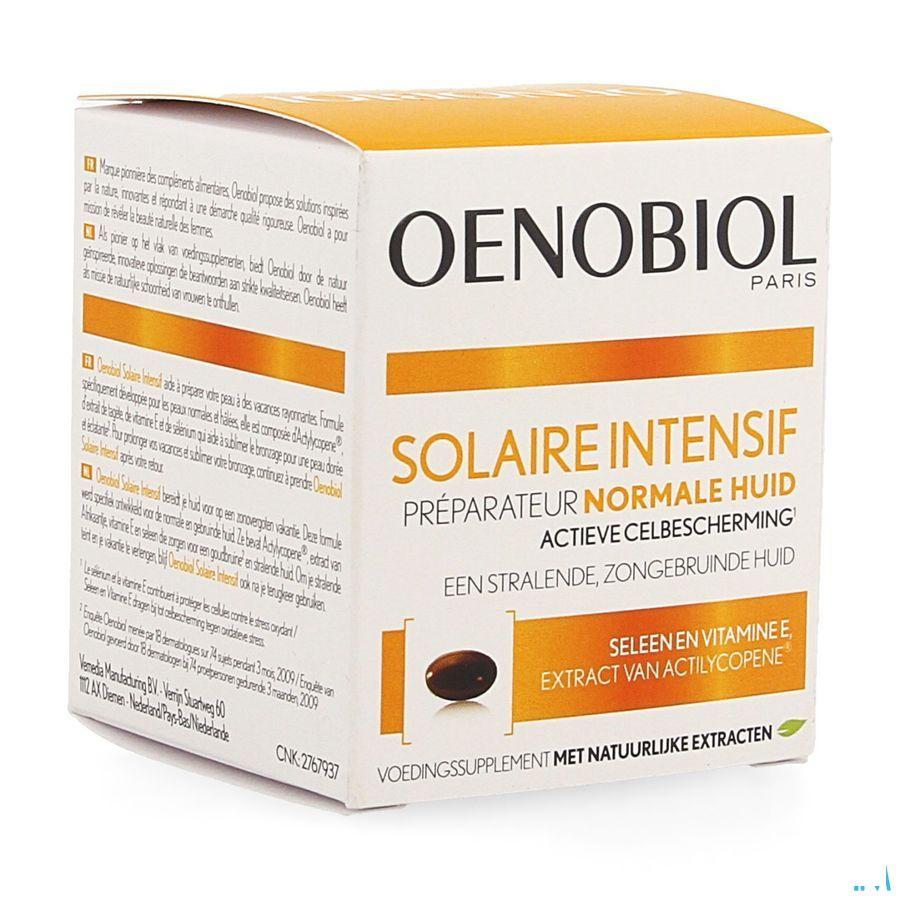 Oenobiol Solaire Intensif Normale Huid 30 Capsule