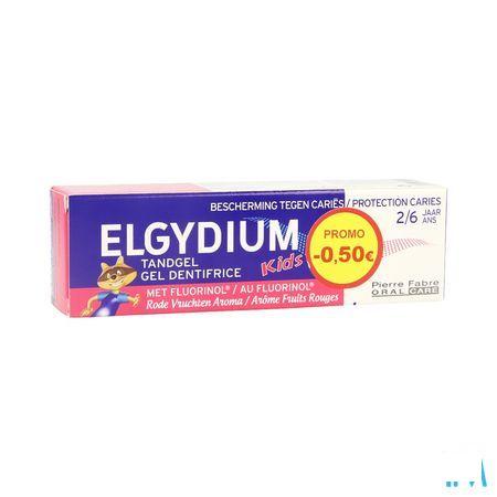 Elgydium Kids Dentif 2-6 Fr.rouge 50 ml