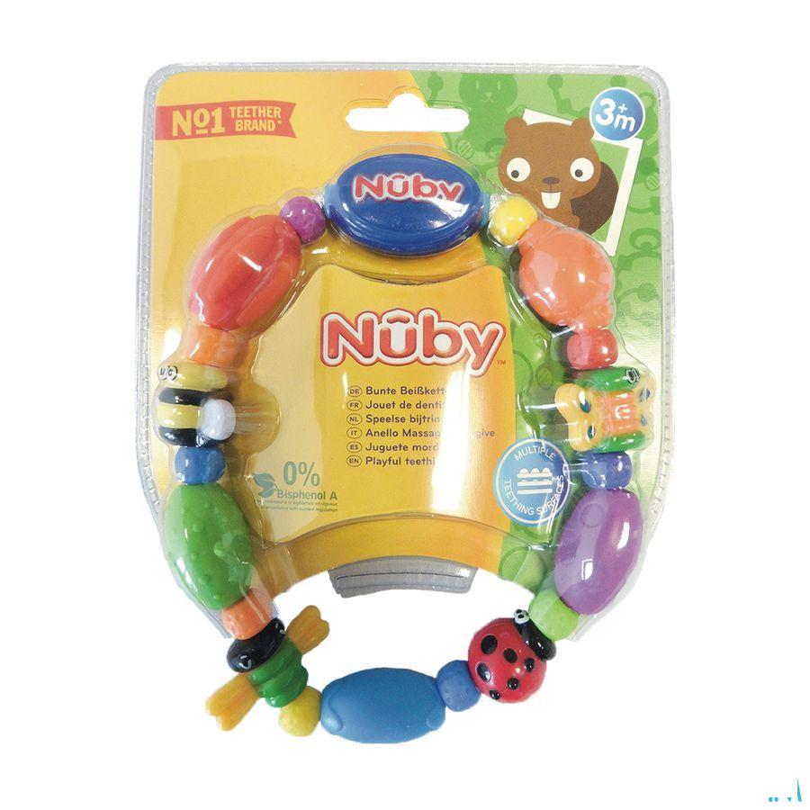 Nuby Speelse Bijtketting Bug-a-loopac - 3m +   -  New Valmar