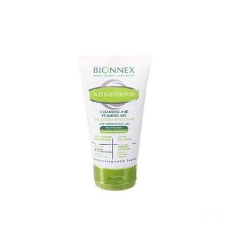 Bionnex Acnederm Gel Moussant Nettoyant Tube 150 ml