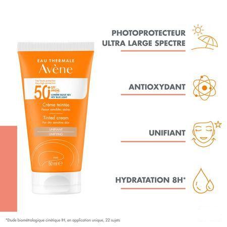 Avene Zon Ip50 + Creme Getint 50 ml  -  Avene