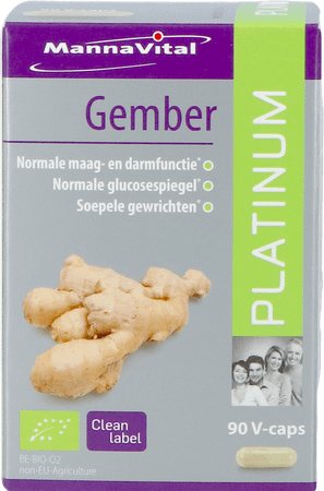 Mannavital Gingembre Platinum Caps 60