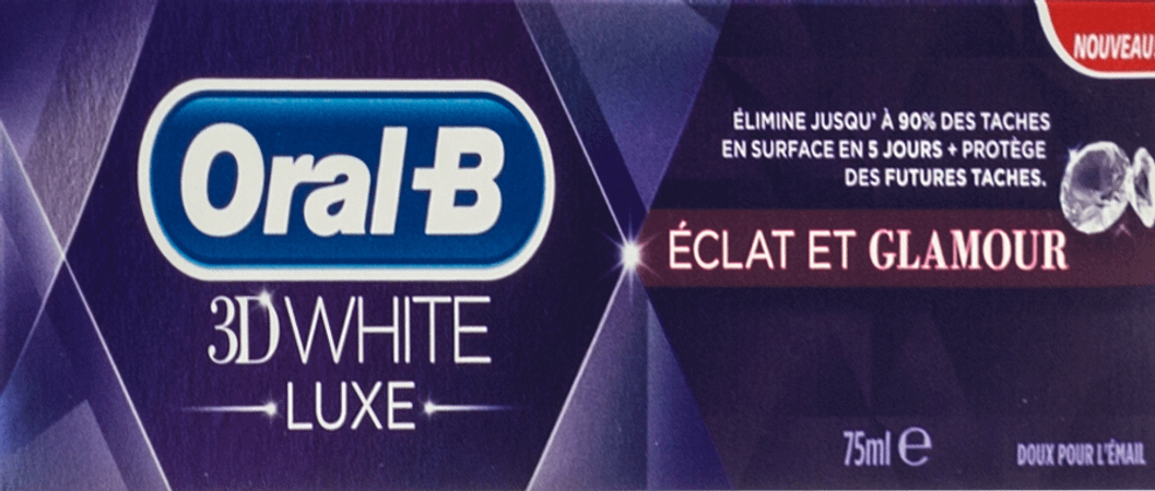 Oral B Dentifrice White Luxe Glamorous Shine