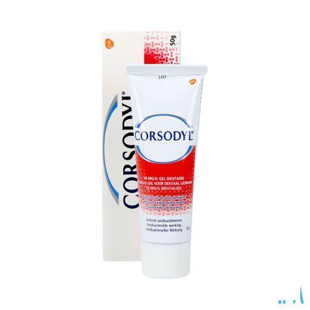 Corsodyl 10 mg/g Tandgel Tube 50 gr