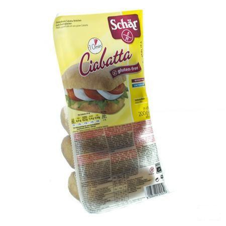 Schar Ciabatta Glutenvrij 200 gr 6593  -  Revogan