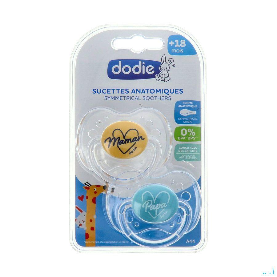 Dodie Fopspeen Anatomisch Silic. + 18m Fan A44 2