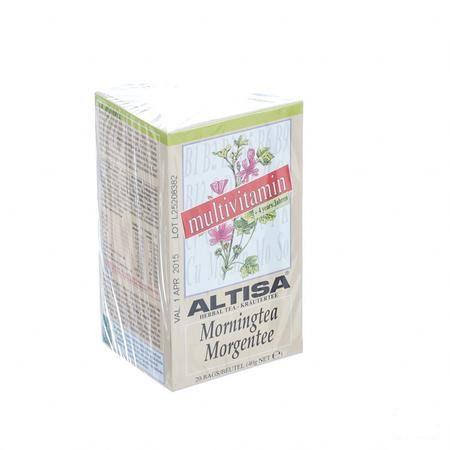 Altisa Tisane Ochtend Thee Multivitamines 20x2g  -  Dieximport