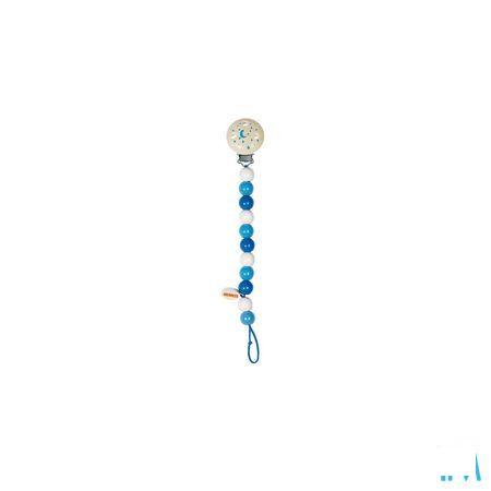 Heimess Fopspeenketting Hout Blauw H9216  -  Bomedys