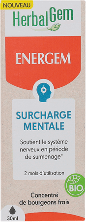 Herbalgem Energem Mentale Overbelasting Drupp.30 ml