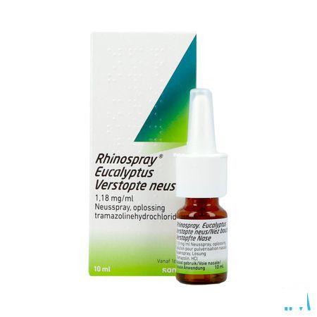 Rhinospray Eucalyptol Verstopte Neus 1,18mg/ml Neusspray 10 ml