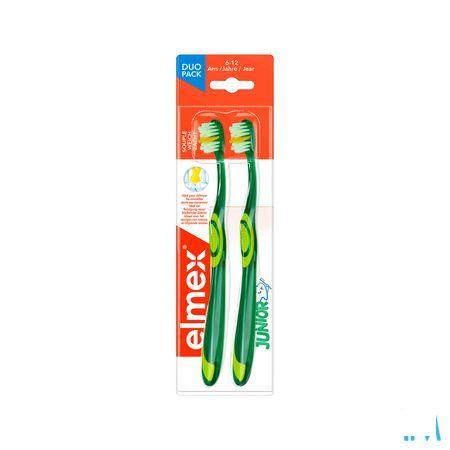 Elmex Brosse A Dents Junior 6-12 Ans Souple Duopac