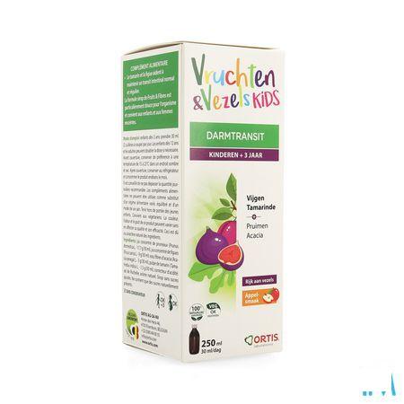 Ortis Fruits & Fibres Kid's Sirop 250 ml  -  Ortis
