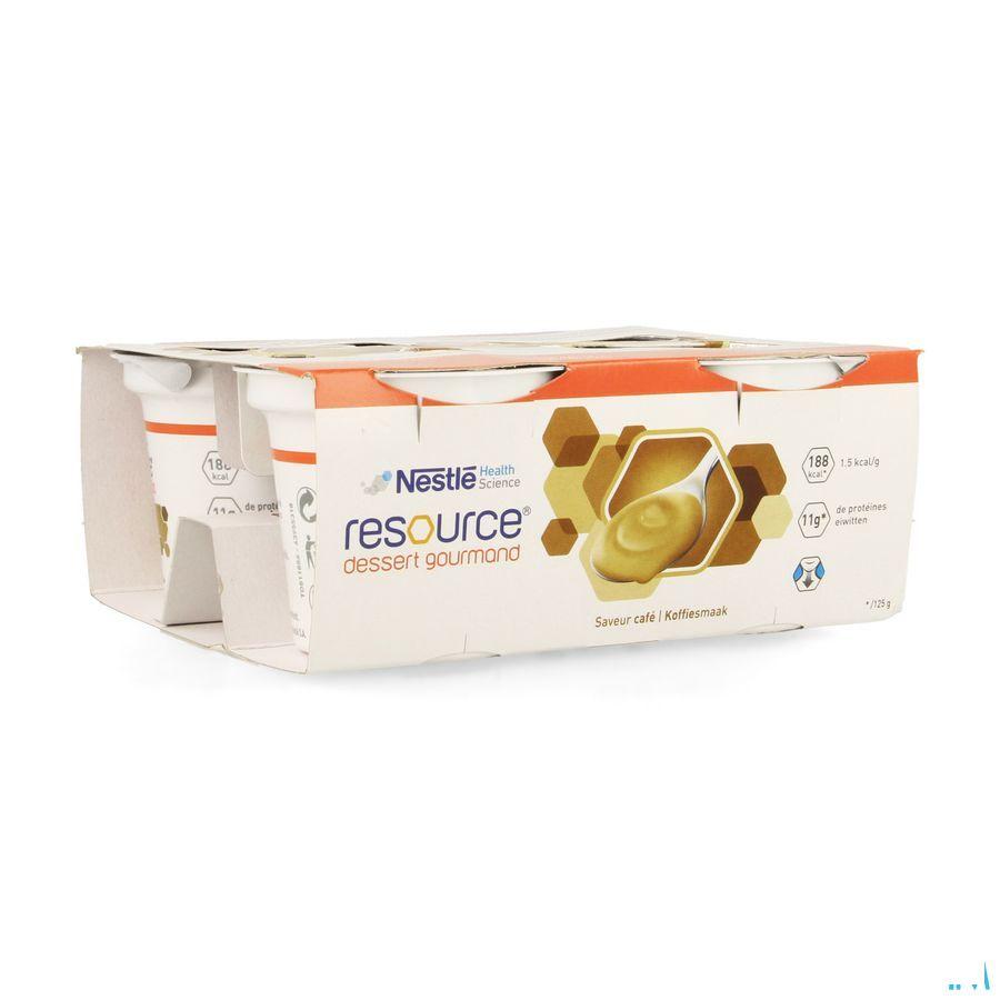 Resource Dessert Gourmand Cafe 4x125 gr  -  Nestle