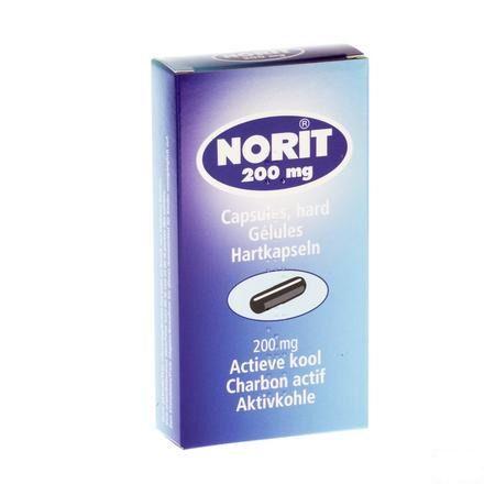 Norit 200 Capsule. 30 X 200 mg  -  Kela Pharma