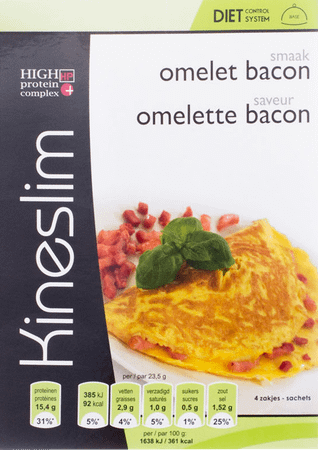 Kineslim Omelet Bacon Poeder Zakje 4  -  Ocebio