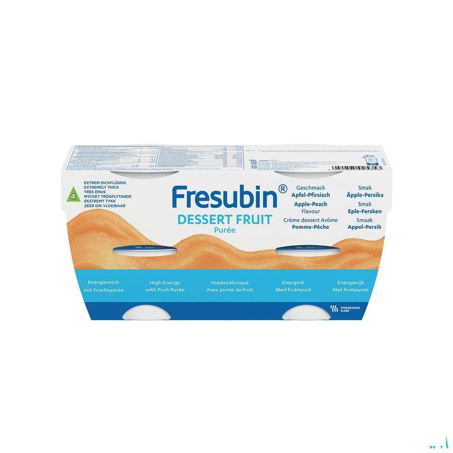 Fresubin Dessert Pomme-peche 4x125 gr 7290701  -  Fresenius