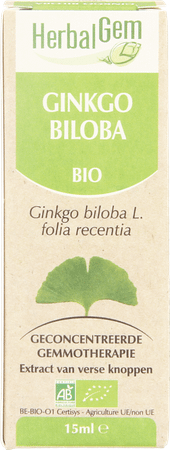 Herbalgem Ginkgo Biloba Maceraat 15 ml  -  Herbalgem