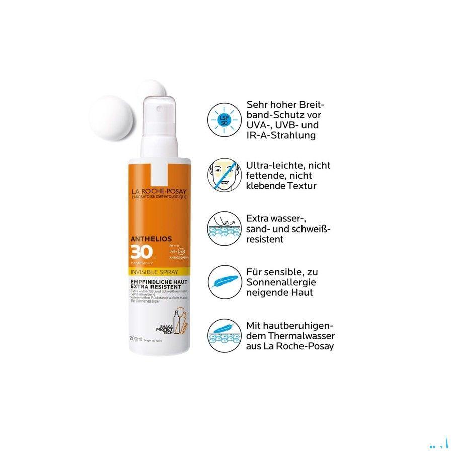 Anthelios Onzichtbare Spray Ip30 Parfum 200 ml  -  La Roche-Posay