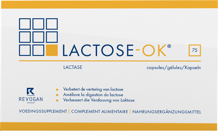 Lactose Ok Capsule 75x353 mg 5744  -  Revogan
