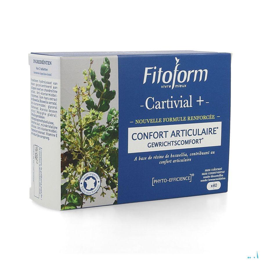 Cartivial+ Confort Articulair Comp 40 Fitoform  -  Bioholistic Diffusion
